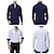 cheap Men's Button Down Shirts-Men's Shirt Dress Shirt Button Up Shirt Plain Wedding Party Black White Pink Wine Long Sleeve Lapel Spring &amp;  Fall Clothing Apparel