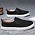 voordelige Hereninstappers &amp; loafers-heren casual instappers van canvas – lichtgewicht ademende loafers voor dagelijks gebruik, reizen en buitenactiviteiten