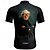 abordables Maillots pour hommes-Homme Maillot de cyclisme Graphique Manche Courte Cyclisme T-shirt Maillot avec 3 poches arrière VTT Vélo tout terrain Séchage Rapide Design Anatomique Évacuation de l'Humidité Respirant Des sports