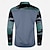 abordables chemises western pour hommes-Homme Bloc de Couleur Marbre Chemise Western Chemise de cow-boy manche longue Western Occasionnel Décontracté Printemps Automne Col Rabattu 2 poches Jaune Bleu Vert