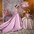 abordables Robes à Fleurs pour Filles-Enfants Fille Robe de demoiselle d&#039;honneur Robe de première communion Robe de fête Couleur unie Sans Manches manche longue Utilisation Mariage Soirée Maille Princesse Doux Maille Mi-mollet Robe