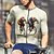 abordables Maillots pour hommes-Homme Maillot de cyclisme Graphique Manche Courte Cyclisme T-shirt Maillot avec 3 poches arrière VTT Vélo tout terrain Séchage Rapide Design Anatomique Évacuation de l'Humidité Respirant Des sports