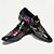 preiswerte Elementare Anzugschuhe-Schwarze Lacklederloafer für Männer mit goldener Spitze floralen und metallischen Schnallen – Premium-Kuhlederformalschuhe für Hochzeiten Partys und besondere Anlässe