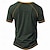ieftine Cuvinte amuzante-Bărbați Grafic Semn &quot;DO A BURNOUT&quot; Cămașă Henley Tricouri Manșon scurt Modă Designer În aer liber Casual Zilnic Vară Negru Verde Militar Bleumarin Henley Tricou Henley