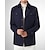 abordables Manteaux &amp; vestes-Homme Veste d&#039;hiver gothique Caban Vacances du quotidien Automne hiver Polyester Chaud Vestimentaire Vêtements d&#039;extérieur Vêtement Tenue Mode Classique Plein Poche Revers Boutonnage Simple