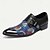 abordables Chaussures de Costume Élémentaires-Chaussures de moine en cuir de vachette de qualité supérieure pour hommes et tissu jacquard brodées de fleurs avec embout en métal, chaussures formelles élégantes avec détail de boucle, parfaites pour les affaires, les fêtes et les occasions spéciales