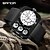 abordables Relojes digitales-SANDA Hombre Reloj Digital Al Aire Libre Moda Reloj Casual Reloj de Muñeca Luminoso Despertador Tres Husos Horarios Calendario TPU Reloj