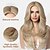 economico Parrucche trendy sintetiche-parrucche per donna parrucca lunga con riga centrale a strati parrucca sintetica per uso quotidiano festa cosplay