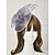 billige Coiffer-Fjær Nett Fascinatorer Kentucky Hatter Hodepryd med Fjærhatt Blomster 1 PC Bryllup Hesteløp Damers Dag Melbourne Cup Hodepryd å imponere Race Day Dress