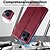 billige iPhone-etuier-telefon Etui Til iPhone 16 15 14 Pro Max Plus 13 12 11 Pro Max Mini Flip cover Med stativ Magnetisk Kortplads Kontor / Business TPU PU Læder
