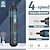 economico Strumenti manuali-mini cacciavite elettrico 3,6 v set cacciavite elettrico con led 20/105 pezzi set cacciavite cordless 4 velocità 5 nm e 2,5 nm