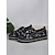 preiswerte Damen-Sneaker-Schwarze Damen-Slipper mit Pailletten und Strassbesatz - glitzernde Freizeitschuhe für Partys und den Alltag