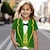 cheap Girl&#039;s Cotton T-shirts-St. Patrick Girls&#039; 3D Graphic T shirt Tee Short Sleeve Summer Spring Fashion Basic Kids 4-12 Years Crew Neck Outdoor Casual Daily Regular Fit