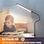 זול אורות קריאה-מנורת שולחן להגנה על עיניים led מופעלת באמצעות USB ללמידה  &amp; קריאה - ספקטרום מלא, אור כחול נמוך עם תפס מתקפל וניתן לעמעום 1 pc