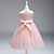 abordables Robes à Fleurs pour Filles-Robe de Demoiselle d&#039;Honneur Fille enfants Fille Robe de princesse Utilisation Mariage Soirée Elégant Magnifique Maille Couleur unie Sans Manches Col Ras du Cou Gris Rouge vin 4 ans et +