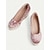 preiswerte Plattformabsätze-Espadrilles-Keilschuhe aus rosa Samt für Damen, lässige Slip-On-Plateau-Flats für den Sommer und den Alltag