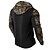 abordables Sweats de Chasse-Homme camouflage Camouflage Sweats à Capuche Sweat à capuche Sweat à capuche Capuche Mode 3D effet Noir Marron Cordon Automne Hiver Designer