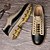 baratos Casual-sapatos masculinos duráveis de couro sintético e camurça com cadarço – calçados casuais elegantes para uso diário e ao ar livre