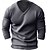 preiswerte Herrenpullover-Herren Weihnachtspullover Kleid Pullover Wollpullover Pullover Gerippt Stricken Standard Strick Schmaler Schnitt Glatt V Ausschnitt Moderne zeitgenössische Weihnachten Arbeit Bekleidung Winter Wein