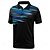 preiswerte Geometrisches Poloshirt für Herren-Herren Geometrisch Golfshirt Kurzarm Polo-Shirts Hemden mit Kragen Lässig Outdoor Athleisure Hauskleidung 3D-Druck Weiß Rote Blau
