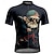abordables Maillots pour hommes-Homme Maillot de cyclisme Graphique Manche Courte Cyclisme T-shirt Maillot avec 3 poches arrière VTT Vélo tout terrain Séchage Rapide Design Anatomique Évacuation de l&#039;Humidité Respirant Des sports