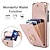 levne Pouzdra pro iPhone-telefon Carcasă Pro iPhone 17 Pro Max 17 Air 16 15 14 Pro Max Plus 13 12 11 Pro Max Mini Zadní kryt Držák na prsteny s poutkem na zápěstí Slot pro kartu Retro TPU PU kůže