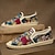 preiswerte Herrenpantoletten &amp; -slipper-Espadrilles-Schlupfschuhe aus Canvas mit Animalprint und Juteseilsohle für Herren – bequemes, lässiges Sommerschuhwerk