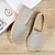 halpa Miesten loaferit ja nauhattomat kengät-miesten beige canvas espadrille-slip-on kengät juuttiköysipohjalla – mukavat kesäiset vapaa-ajan jalkineet