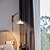 preiswerte Indoor-Wandleuchten-Nachttisch-Wandleuchte, Wandleuchte mit Keramik-Lampenschirm, LED-Wandleuchte mit Holz-Lampenaufhängung im skandinavischen Stil, Wandleuchte zum Einstecken