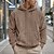 abordables sudaderas basicas hombre-Hombre Sudadera Sudadera con capucha de lana Albaricoque Negro Azul Piscina Marrón Gris Con Capucha Plano Jacquard Bolsillo Estriado Con Texturas Deporte Diario Festivos Poliéster Ropa de calle