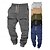 economico Carico-Per uomo Pantaloni sportivi Pareggiatore Pantaloni Pantaloni della tuta cargo Tasche A cordoncino Vita elastica Liscio Comfort Sportivo Giornaliero Di tendenza Informale Nero Verde militare Media