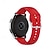 preiswerte Samsung-Uhrenarmbänder-Uhrenarmband für Samsung Galaxy Watch 3 45mm, Galaxy Wacth 46mm, Gear S3 Classic / Frontier, Gear 2 Neo Live Silikon Ersatz Gurt Verstellbar Sportarmband Armband
