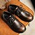 economico Casuale-scarpe oxford stringate in similpelle nera da uomo con cuciture rosse – calzature eleganti, formali e casual per lavoro, affari e uso quotidiano