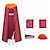 preiswerte Damenkostüme-Der Inselreisende Schurke Matangi Kleid Umhang Kostüm Karnevalskostüm Film- und TV-Themenkostüme for Damen Erwachsene Halloween Karneval Party Leistung