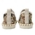 preiswerte Herrenpantoletten &amp; -slipper-Espadrilles-Schlupfschuhe aus Canvas mit Animalprint und Juteseilsohle für Herren – bequemes, lässiges Sommerschuhwerk