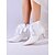 baratos Casual-botas femininas vintage de renda com cadarços de fita de cetim e saltos gatinho – sapatos de noiva elegantes para casamentos e eventos de inspiração vitoriana