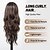 economico Parrucche trendy sintetiche-parrucche per donne parrucche lunghe e ondulate con frangia spessa capelli ricci onde sintetiche fibra resistente al calore uso quotidiano per feste