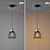 abordables Luces de isla-Lámpara colgante de hormigón con pantalla de malla metálica, moderna lámpara colgante industrial de cemento, 110-240 V