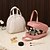 cheap Jewelry &amp; Cosmetic Storage-Multi-Layered Shell-Shaped Cosmetic Bag,PU Large-Capacity Portable Makeup Organizer, Stylish Travel Handheld Storage Bag