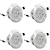tanie Oświetlenie podtynkowe LED-led downlight 7w reflektor sufitowy lampa wpuszczana oświetlenie domu do kuchni salonu łazienki 2/4 szt