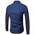 preiswerte Button-Down-Hemden für Herren-Herren Hemd Oberhemd Knopfhemd Glatt Hochzeit Party Schwarz Weiß Rosa Marineblau Langarm Kargen Frühling &amp; Herbst Bekleidung Tasche