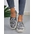 preiswerte Damen-Sneaker-Schwarze Damen-Slipper mit Pailletten und Strassbesatz - glitzernde Freizeitschuhe für Partys und den Alltag