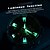 abordables Relojes mecánicos-OLEVS Hombre Relojes Mecánico Creativo Al Aire Libre Deportes Moda Calavera Cuerda Automática Luminoso IMPERMEABLE Piel Reloj