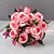 abordables Plantes et Fleurs Artificielles-bouquets de mariage pour la mariée, bouquet de mariée en fleurs de soie artificielles, fleurs artificielles de style occidental et forestier pour la cérémonie de certificat de mariage et les