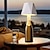 abordables Lampes de table-lampe de table à LED rechargeable - lampe de bureau tactile sans fil alimentée par USB pour 3 couleurs lampe tactile mobile lumière LED 1pc