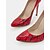 abordables Talons Aiguilles-escarpins en peau de serpent rouge pour femmes avec bout pointu et talons aiguilles sexy - parfaits pour les fêtes et les occasions spéciales