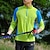 voordelige Bovenkanten-Voor heren T-shirt Wandel T-shirt Lange mouw Kwart ritssluiting T-shirt Spier T-shirt Stretch-T-shirt voor bodybuilding Buiten Sneldrogend Training Zacht Zweetafvoerend Lente Herfst Polyester Lapwerk
