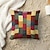 billige Vintage stil-geometrisk pynteputetrekk 1 stk mykt firkantet putetrekk putetrekk for soverom stue sofa sofastol