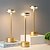 abordables Lampes de table-Lampe de bureau rétro en aluminium rechargeable par USB - Veilleuse de table à commande tactile 1 pièce