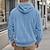 abordables sudaderas basicas hombre-Hombre Sudadera Sudadera con capucha de lana Albaricoque Negro Azul Piscina Marrón Gris Con Capucha Plano Jacquard Bolsillo Estriado Con Texturas Deporte Diario Festivos Poliéster Ropa de calle